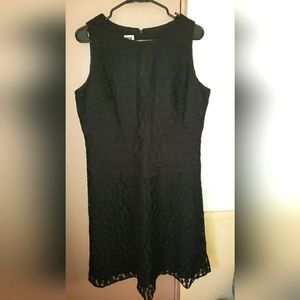Anne Klein Black Sleeveless Dress Size 14